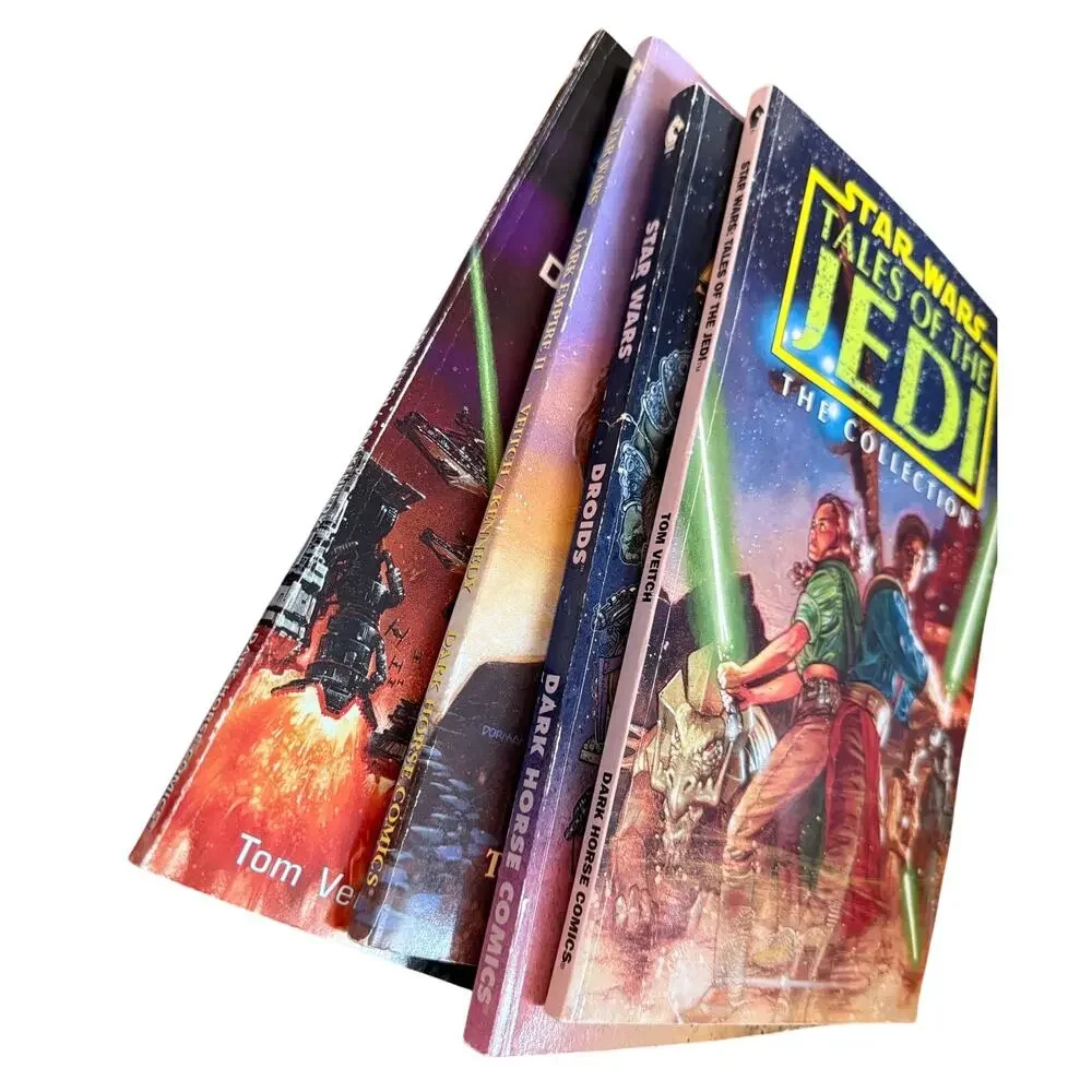 Lot 4 Vintage Star Wars Dark Horse Comics Tales Jedi Droids Dark Empire II